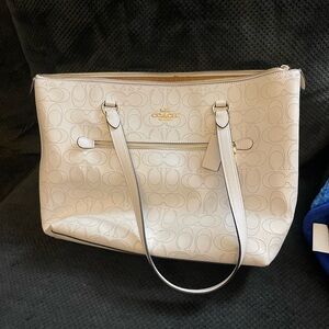 White Coach Bag